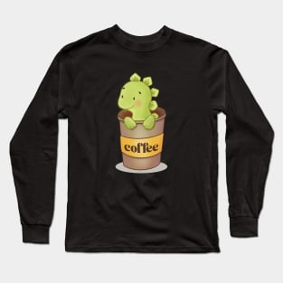 All I Need is a Dino Coffee Long Sleeve T-Shirt